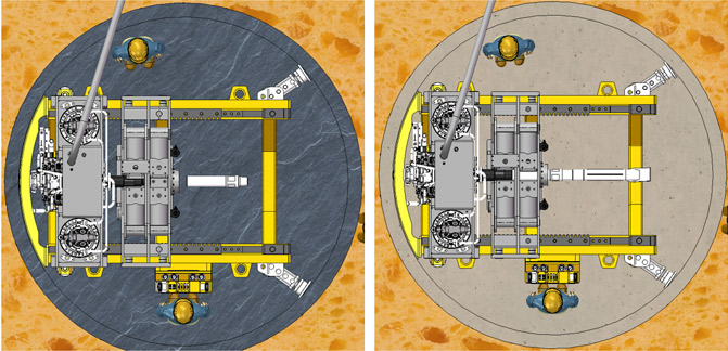 Pilot drilling tools setting